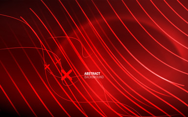 Abstract background - neon line design for Wallpaper, Banner, Background, Card, Book Illustration, landing page