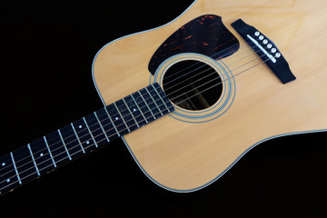 A beautiful six string guitar