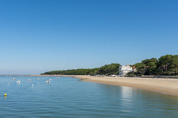 ARCACHON (France), la plage Pereire et des Abatilles