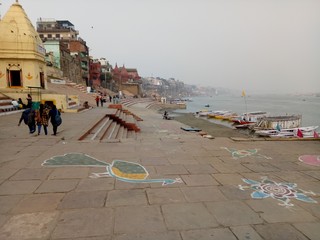 View of Varanasi and the Ganges River