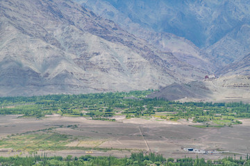 Naklejka premium Leh,ladakh,Jammu And Kashmir India-17-04-2019:Photos taken in Leh,Ladakh region,India.