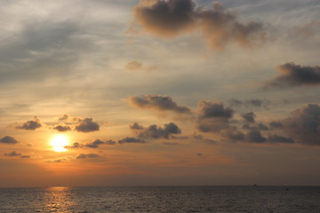 Obraz premium Wonderful sunset evenings in Thailand