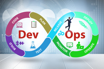 DevOps software development IT concept