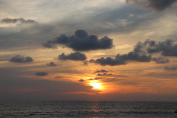 Wonderful sunset evenings in Thailand