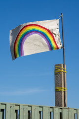 Home made Rainbow flag
