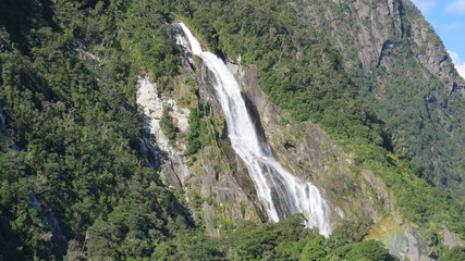 Milford Sound Cascada New Zealand