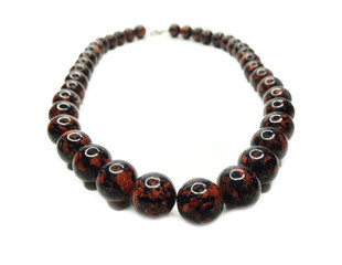 fashion beads necklace jewelry with semigem crystals jasper