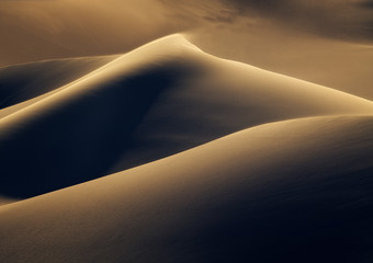 Wind Blown Sand Patterns at the Mesquite Dunes in Death Valley National Park California