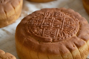 Fresh Baked Bread for Orthodox Communion