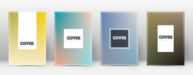 Flyer layout. Hipster incredible template for Broc