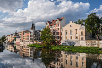 Buildings at riverside