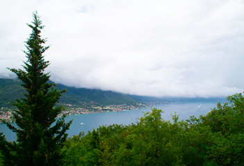 Cloudy Bay of Kotor, Montenegro.
