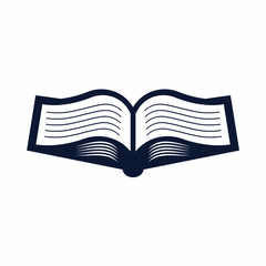 Open Book Icon Vector