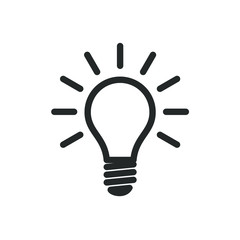 Light Bulb Vector Icon