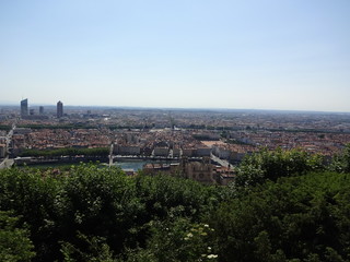 Lyon is a very beautiful city in France