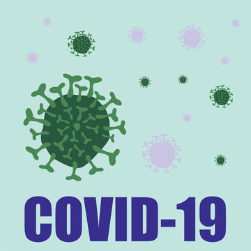 corona virus COVID-19 microscopic virus corona virus disease illustration world