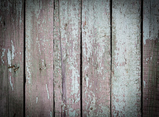 Wooden boards on an old fence as an abstract background.