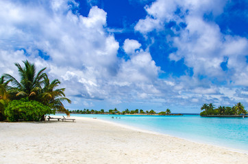 ビーチリゾートの砂浜