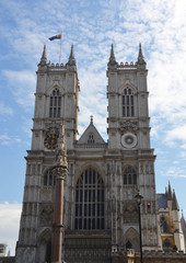 Fototapeta na wymiar Westminster Abbey in Westminster, London, United Kingdom