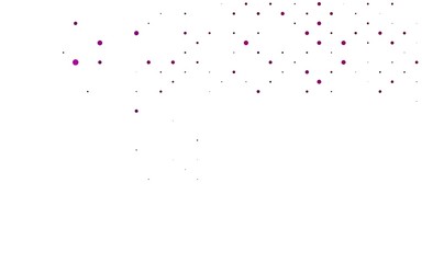 Light Purple vector background with bubbles. Illustration with set of shining colorful abstract circles. Pattern for ads, leaflets.