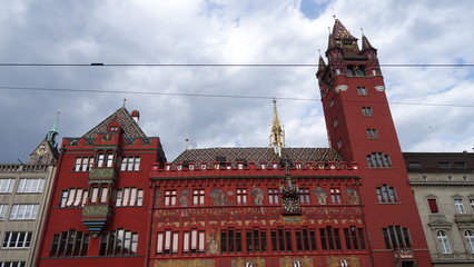 Obraz premium Basel is a very beautiful city in Switzerland