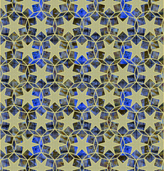 Gorgeous ornamental pattern with colorful background