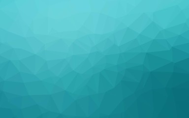 Light BLUE vector low poly cover. Shining colored illustration in a Brand new style. Triangular pattern for your business design.