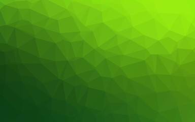 Fototapeta na wymiar Light Green vector shining triangular template. A vague abstract illustration with gradient. Brand new design for your business.