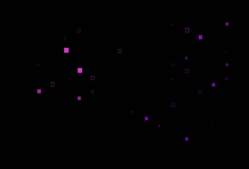 Dark Purple vector background with rectangles.