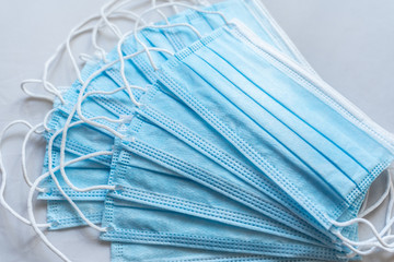 Medical masks  to cover the mouth and nose for protection from bacteria.