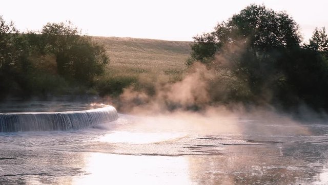 waterfall in the park