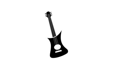 musical instruments set icons stock  illustration