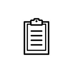 paper clipboard icon vector design template