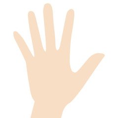 Fototapeta premium hand with finger vector