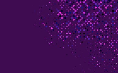 Light Purple vector layout with circle shapes. Beautiful colored illustration with blurred circles in nature style. Pattern for ads, leaflets.