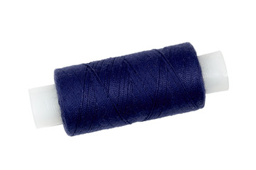 Close-Up Of Thread Spool Against White Background