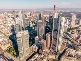 Close Cityscape Shot of the Frankurt am Main Skyline