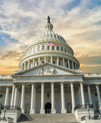 Obraz premium Washington DC - US Capitol building