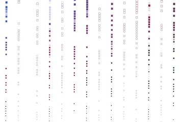 Light Blue, Red vector background with rectangles.