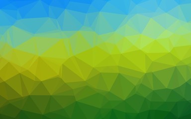 Dark Blue, Yellow vector polygonal background. Brand new colorful illustration in with gradient. Elegant pattern for a brand book.