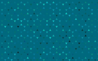 Fototapeta premium Light BLUE vector seamless pattern in polygonal style. Beautiful illustration with triangles in nature style. Design for textile, fabric, wallpapers.