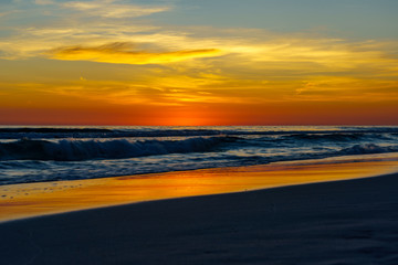Fototapeta na wymiar Sunset Over The Gulf Of Mexico, Destin, Florida 