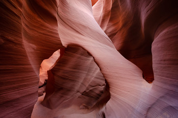 Beautiful Antelope canyon,&nbsp;Navajo land east of Page, USA