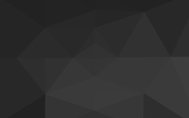 Dark Silver, Gray vector low poly cover. Colorful abstract illustration with gradient. Polygonal design for your web site.
