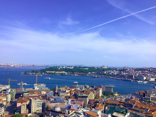 Obraz premium I went Bosnia like one year ago. This was my first Europe vacation. Then i came back to Turkey and went to Galata Tower.