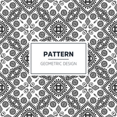 Seamless mandala islamic pattern. Vintage elements