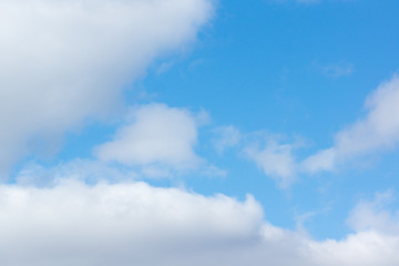 Obraz premium blue sky with light white clouds