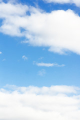 blue sky with light white clouds