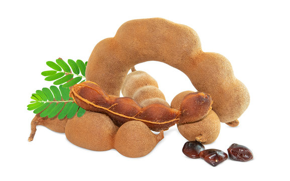 Tamarind isolated on a white background