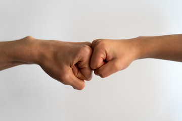 two hands shaking hands